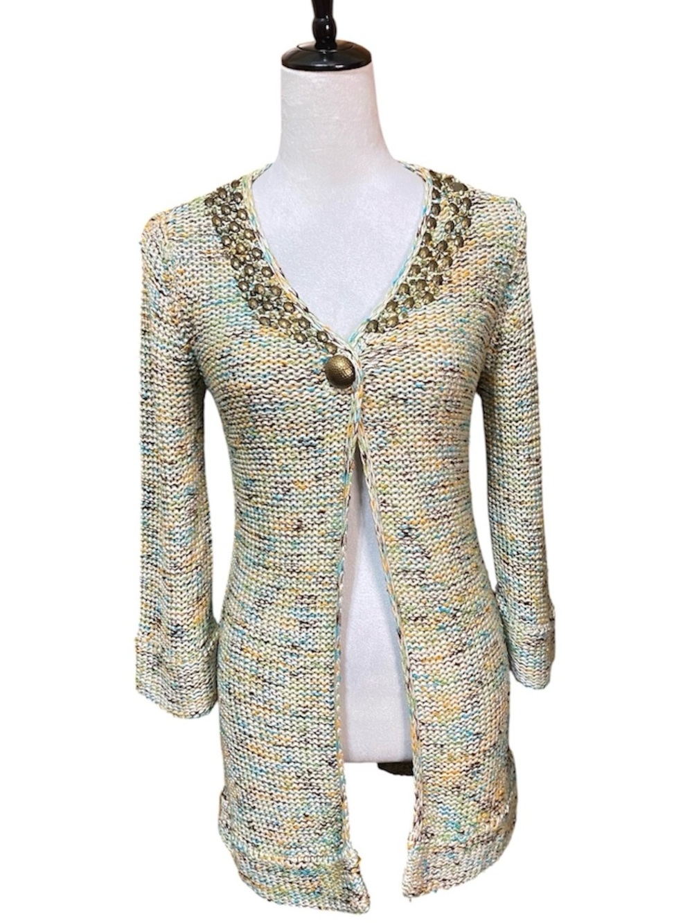 BCBGMaxAzria Confetti Embellished Cardigan